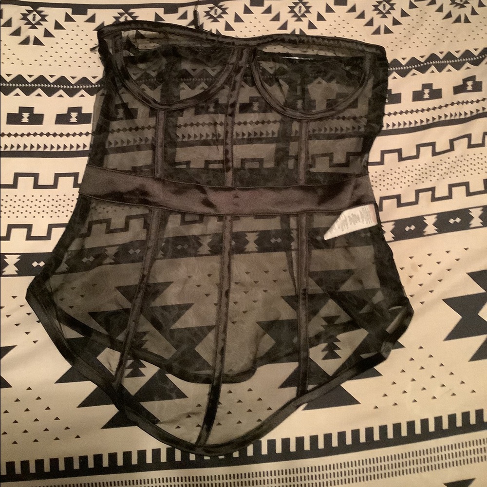 MESH CORSET TOP